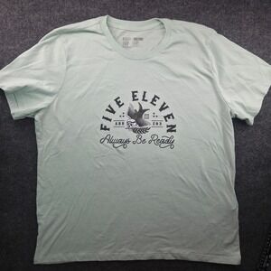 5.11 Tactical Graphic T-Shirt Mens XL Mint Green Always Be Ready Skull